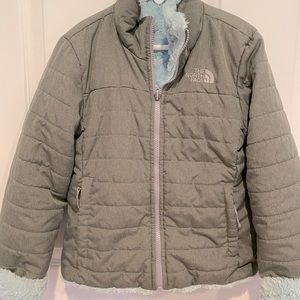 Girls NorthFace reversible jacket
